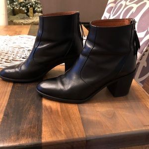 Madewell Ames Black Leather Boot